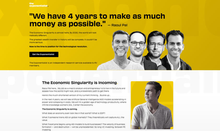 LP for premium tech research service
